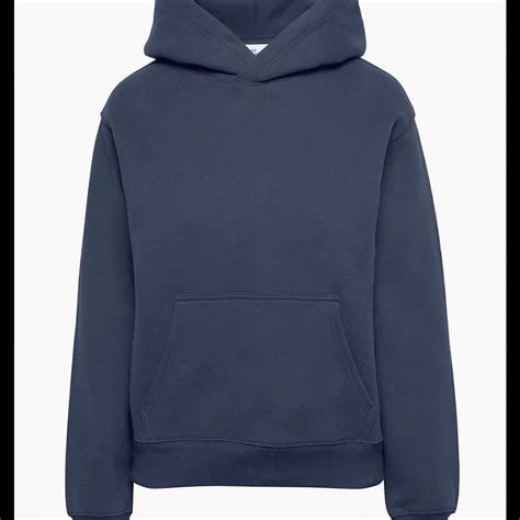 aritiza ink blue navy perfect hoodie size large fits depop