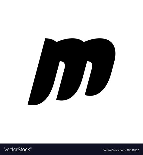 Letter M Logo Royalty Free Vector Image Vectorstock
