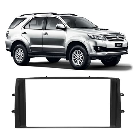 Moldura Painel Toyota Hilux SW4 2012 a 2016 Rádio dvd 2 Din Padrão