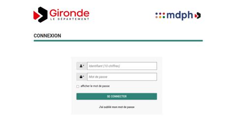 Mon Compte Mdph Connexion Au Portail De Gironde