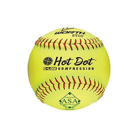 Worth Hot Dot ASA Slow Pitch Softballs Sports Facilities Group Inc