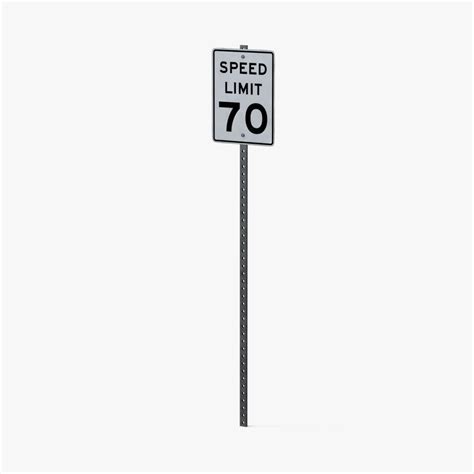 Speeds Limit Signs Free 3D Models download - Free3D
