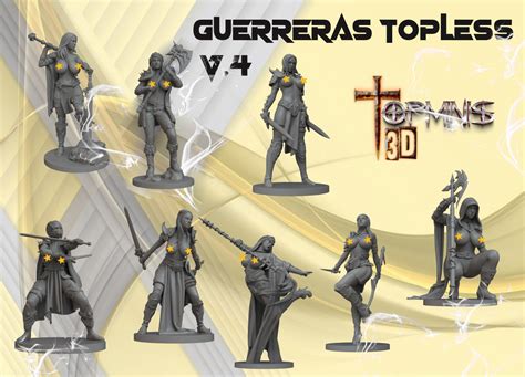 GUERRERAS T NUDE WARRIORS Trench Crusade STL File The STL Trenches