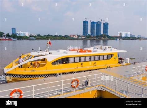 saigon waterbus bach dang terminal ho chi minh city vietnam asia