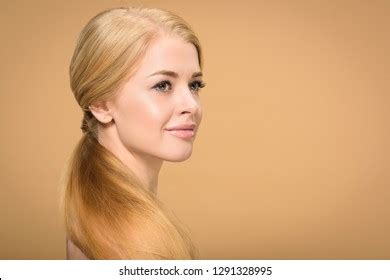 Beautiful Smiling Naked Blonde Girl Long Stock Photo 1291328995 Shutterstock