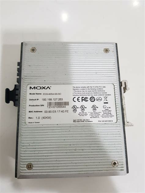 Moxa Eds A Ss Sc Industrial Ethernet Switch Heart Of Automation