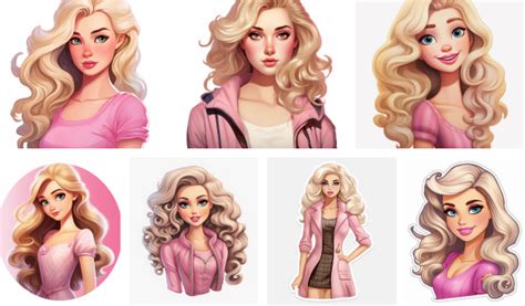 Beautiful Blonde Doll Graphic By Jo Arts Creative Fabrica