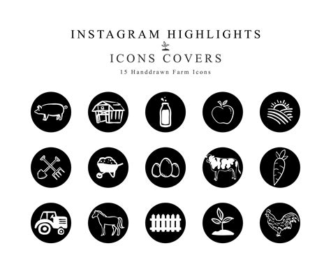 Design Templates Stationery Highlight Covers Instagram Story Icons