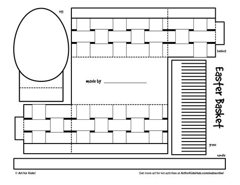 basket template printable
