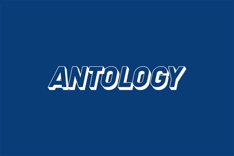 Antology Free Font Fonts Shmonts