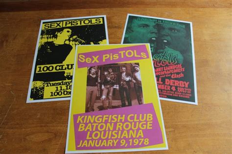Sex Pistols Set Of Concert Posters Catawiki