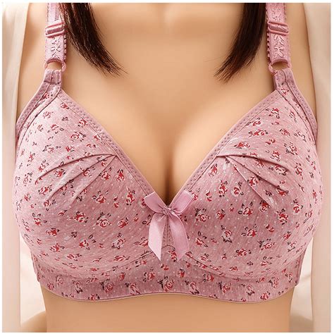 Aofany Women S Plus Size Wireless Bra Full Cup Lift Bras For Women No