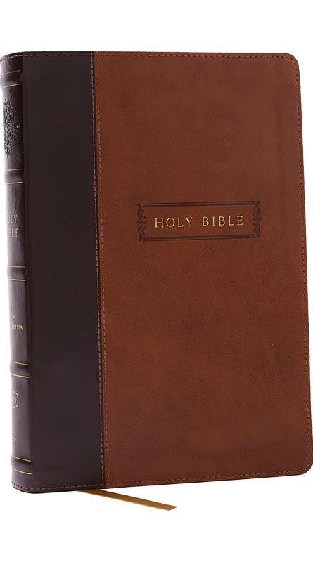 Kjv Center Column Reference Bible With Apocrypha Thomas Nelson Bibles