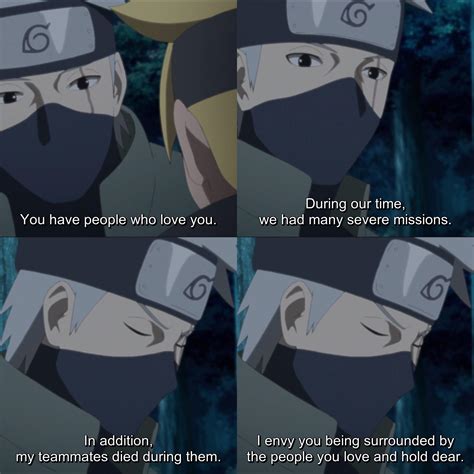 I love how Kakashi reminds Boruto that the new generation are quite ...