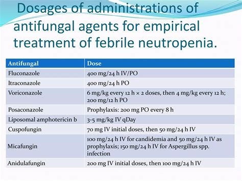 Guidelines Of Febrile Neutropenia Ppt