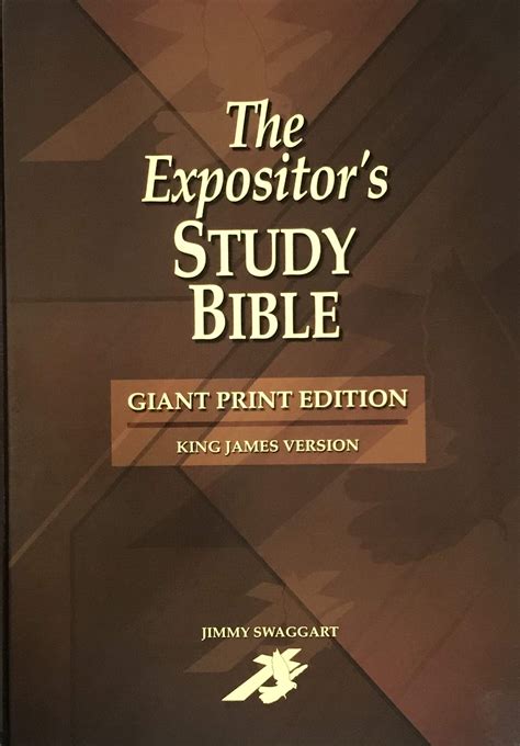 The Expositor's Study Bible - Giant Print: Jimmy Swaggart