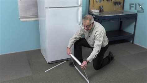 Frigidaire Refrigerator Repair How To Replace The Rear Shelf Trim