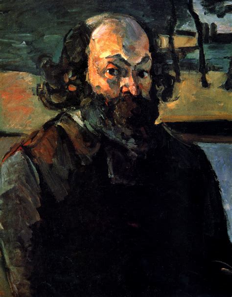 Self Portrait 1875 Paul Cezanne WikiArt Org