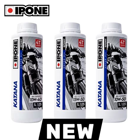 NEW PACKING IPONE 4T Oil Katana Synthetic Range 10W40/10W50/15W50 ...