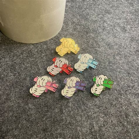 Mickey Blicky Hard Enamel Pin 6 Pack With Glitter Accents Buy 5 Get 1