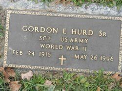 SGT Gordon Eugene Hurd Sr 1915 1996 Homenaje De Find A Grave