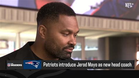 New England Patriots Head Coach Jerod Mayo Talks To Nfl Network S Judy Battista About His