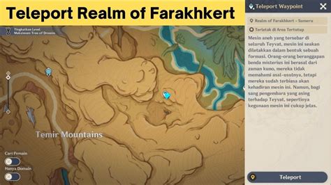 Teleport Realm Of Farakhkert Sumeru Genshin Impact Youtube