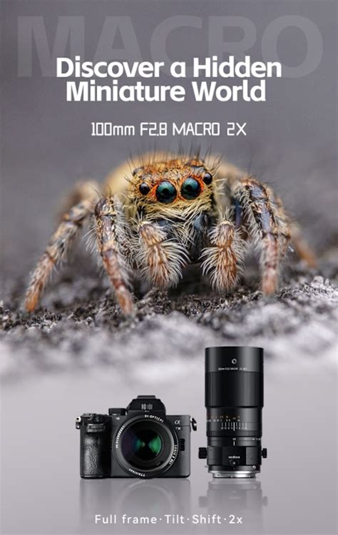 TTartisan Announced A New 100mm F 2 8 2x Ultra Macro Tilt Shift Full