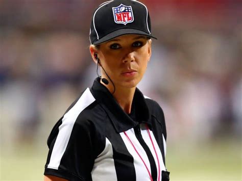 How many female referees are there in NFL and what is their salary per ...