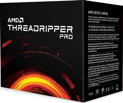 Amd Ryzen Threadripper Pro Wx Ghz Mb Box