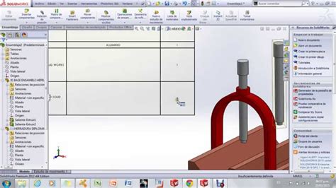 SOLIDWORKS TUTORIAL BASICO 33 LISTA DE MATERIALES ENSAMBLAJE YouTube