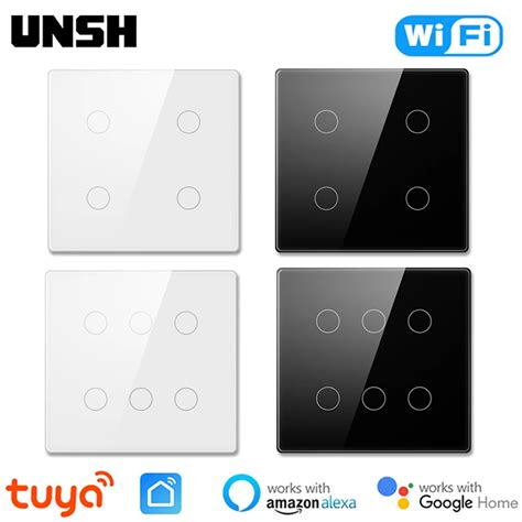 Gangue Tuya Wifi Rf Us Eu Kr Interruptor Inteligente De Luz De