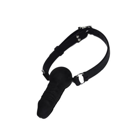 3D File Morso Fatish Costrittivo Gag Ball Con Mini Fallo Dildo Vaginale Anale 3D Printing