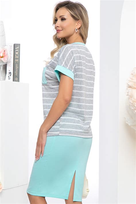 Новинки: Костюм "Любимый образ" (мята) К3537 - оптовая продажа женской ...