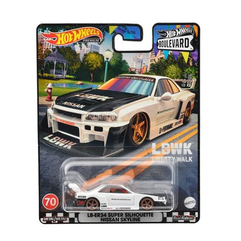 Hot Wheels Car Culture Boulevard LB ER34 Super Silhouette Nissan Skyline ER34 R34 LBWK Japan