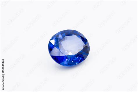 sapphire on white background, Blue sapphire Blue gems, Gem, Blue Stock Photo | Adobe Stock