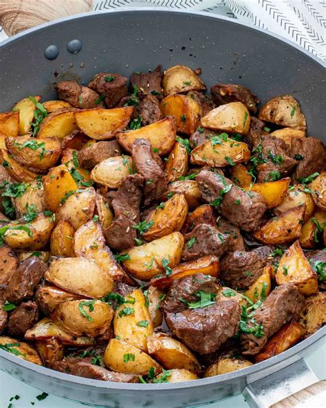 Garlic Butter Steak And Potatoes Craving Home Cooked