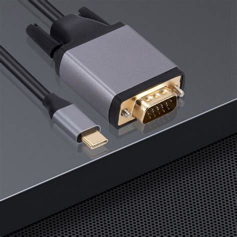 TYP C Auf VGA Kabel USB 3 1 Auf VGA Adapter 10 Gbit S