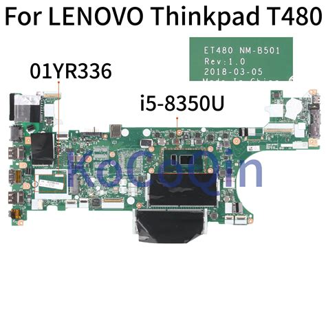 Kocoqin Placa M E Do Port Til Para Lenovo Thinkpad T N Cleo Sr L I