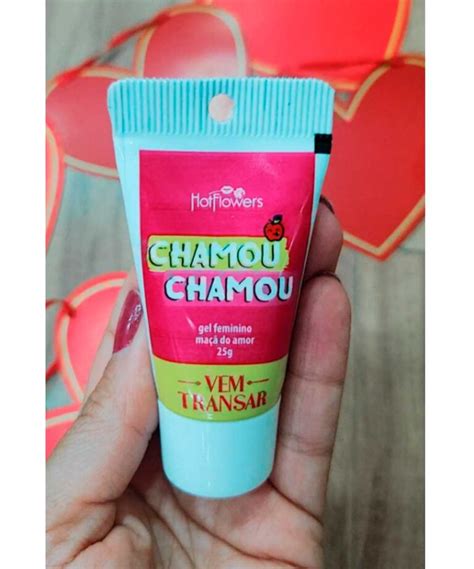 Chamou Chamou Gel Excitante E Facilitador Do Prazer Feminino Hot Flowers Aline Lingerie