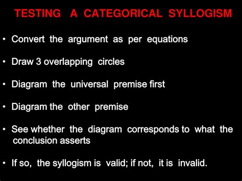 venns diagram method  categorical syllogism