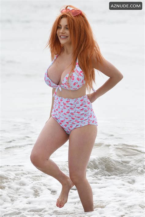 Courtney Stodden Sexy In Pink Flamingo Bikini AZNude