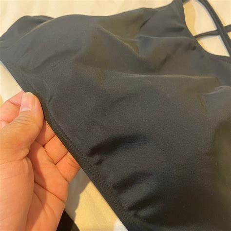 Classic Black Halter Bikini Top And Bottom Women S Fashion Swimwear