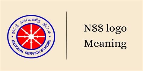 Everthing About Nss Logo Meaninginspirationcolour