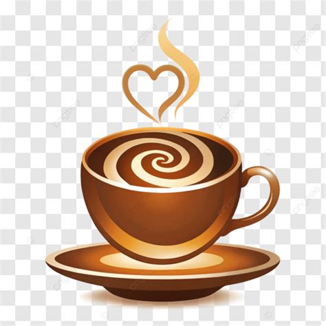 coffee cup  steam  swirl clip art illustration coffee cup