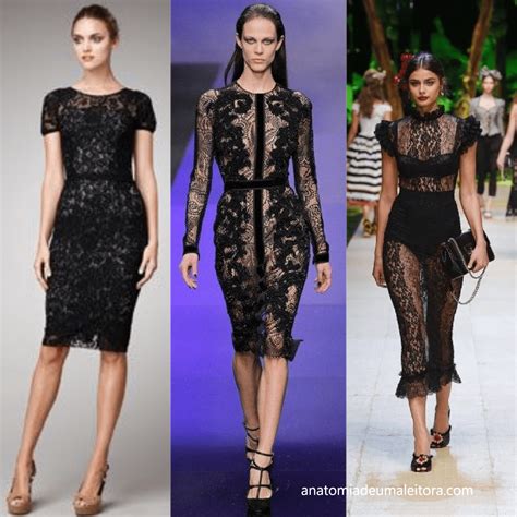 Vestido De Renda Preta - Vestido preto de renda: confira essa sofisticação · Anatomia de uma leitora