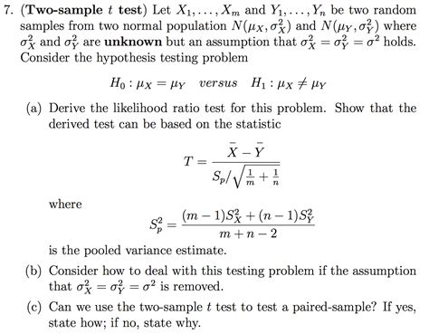 When To Use A Two Sample T Test Printable Templates Free