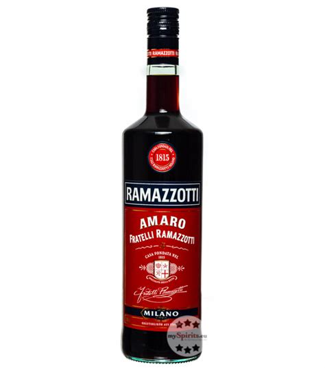 Ramazzotti Amaro Kr Uterlik R Liter Flasche Online Bestellen