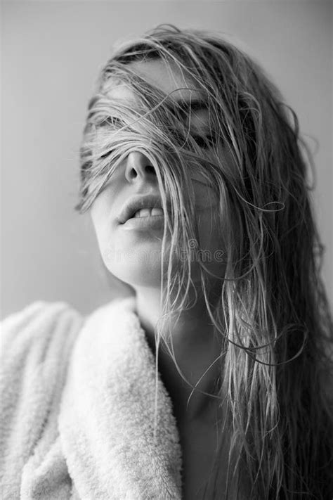Blondes With Wet White Hair Stock Photo Image Of Girl Naked