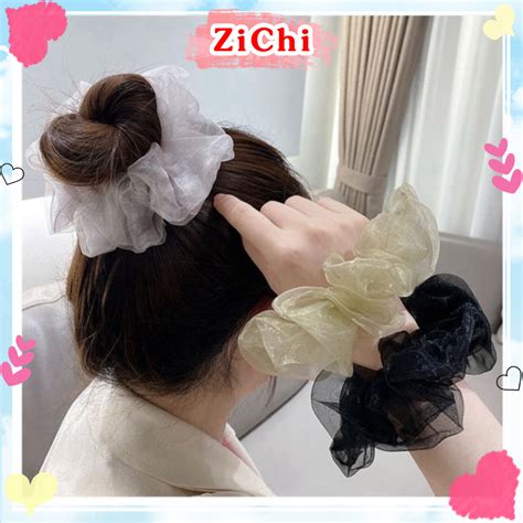 Scrunchies C T T C V I Voan Cao C P Bu C T C V I Nh Tr N B Ng H N Qu C Hot Trend Scv
